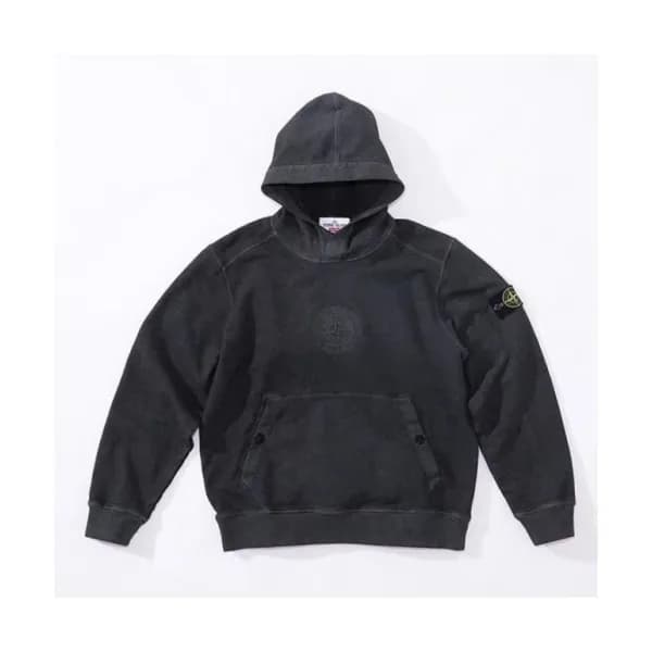 Stone Island 2019 Mens Logo Cotton HoodT - 스톤아일랜드… - 1