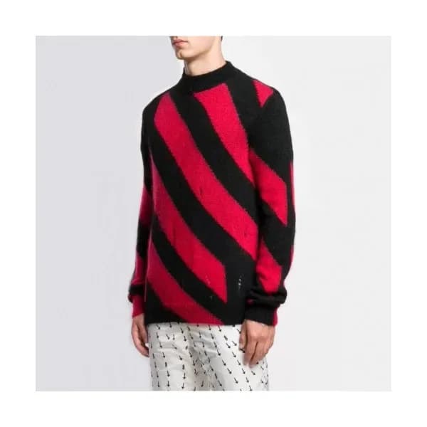 Off-white 2019 Mm/Wm Brush Mohair Knit Sweater - 오… - 1