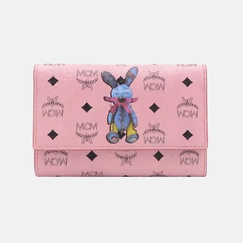 MCM 2019 Ladies PVC Canvas Wallet - 엠씨엠 2019 여성용 P… - 1