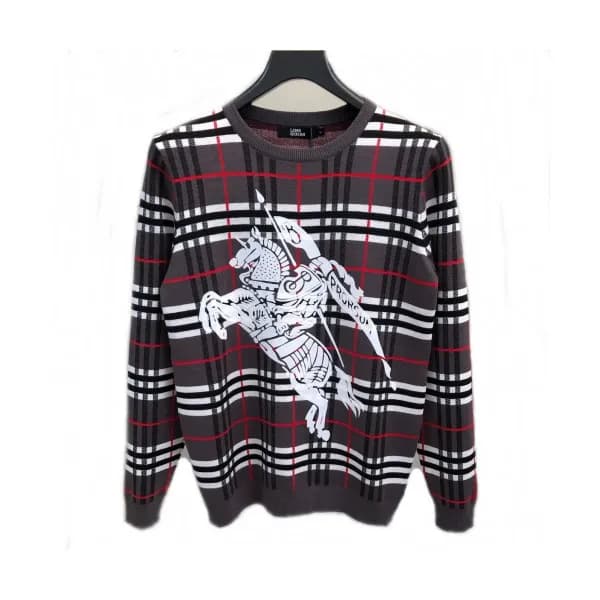 Burberry 2019 Mens Retro Logo Crew-neck Sweater - … - 1