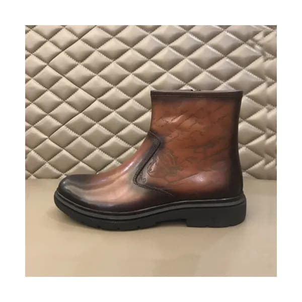 Berluti 2019 Mens Leather Boots - 벨루티 2019 남성용 레더… - 1