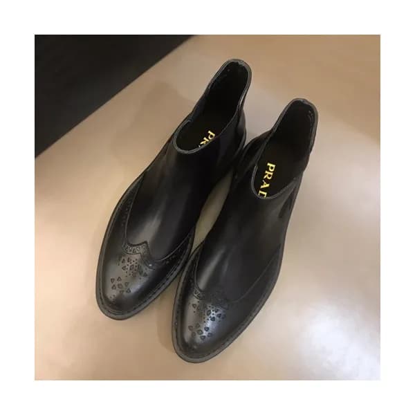 Prada 2019 Mens Leather Boots - 프라다 2019 남성용 레더 부츠… - 1