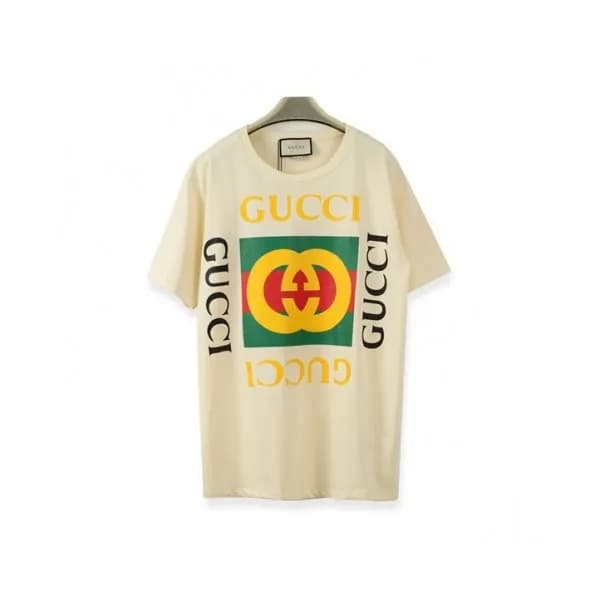 [매장판]Gucci 2019 Mm/Wm Logo Cotton Short Sleeved Ts… - 1