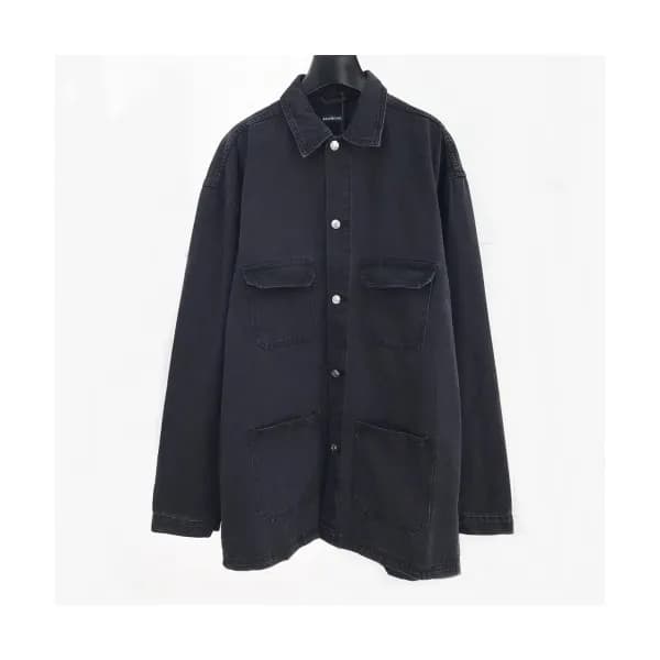 [발렌시아가]Balenciaga 2020 Mens Logo Denim Tshirts - 발… - 1