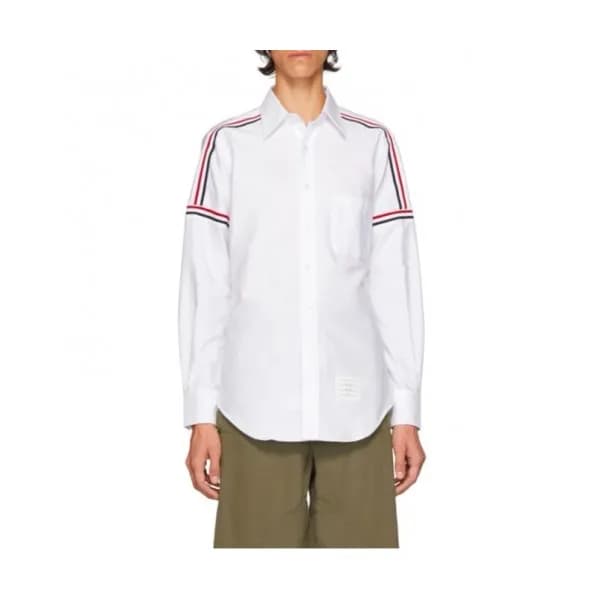 [톰브라운]Thom Browne 2020 Mens Strap Cotton Tshirts -… - 1