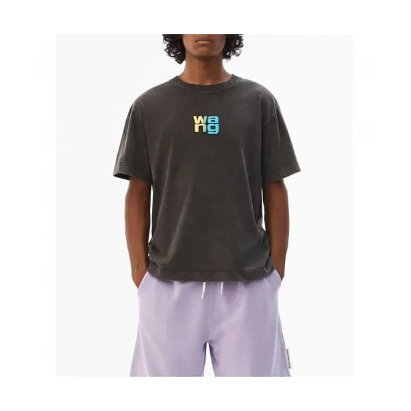 [매장판]Alexsander Wang 2020 Mm/Wm Logo Cotton Short … - 1