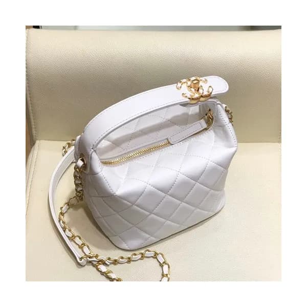 Chanel 2020 Leather Chain Tote Shoulder Cross Bag,… - 1