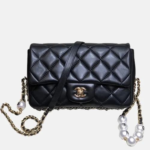 Chanel 2020 Leather Chain Cross Bag,22CM - 샤넬 2020… - 1