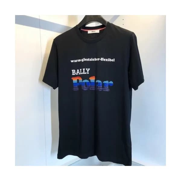 [발리]Bally 2020 Mens Printing Logo Cotton Short Sle… - 1