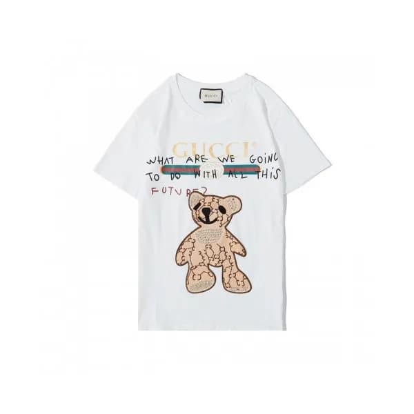 [매장판]Gucci 2020 Mm/Wm Logo Cotton Short Sleeved Ts… - 1
