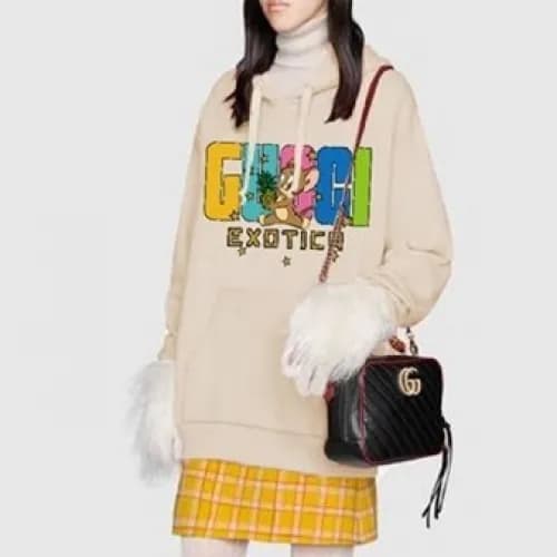 [구찌]Gucci 2020 Mm/wm Logo Casual Oversize Cotton H… - 1
