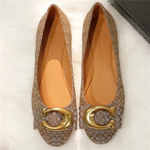 Coach 2021 Women's Leather Flat - 코치 2021 여성용 …
