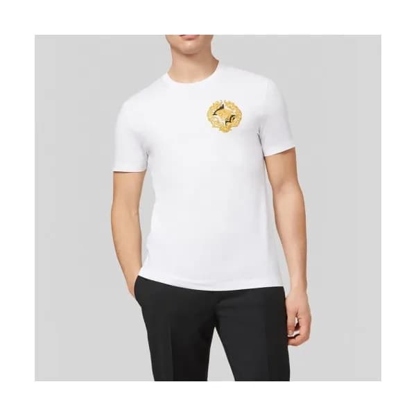 [베르사체]Versace 2021 Mens Logo Short Sleeved Tshirts… - 1