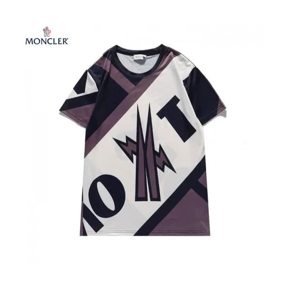 [매장판]Moncler 2021 Mens Logo Crew-neck Short Sleeve… - 1