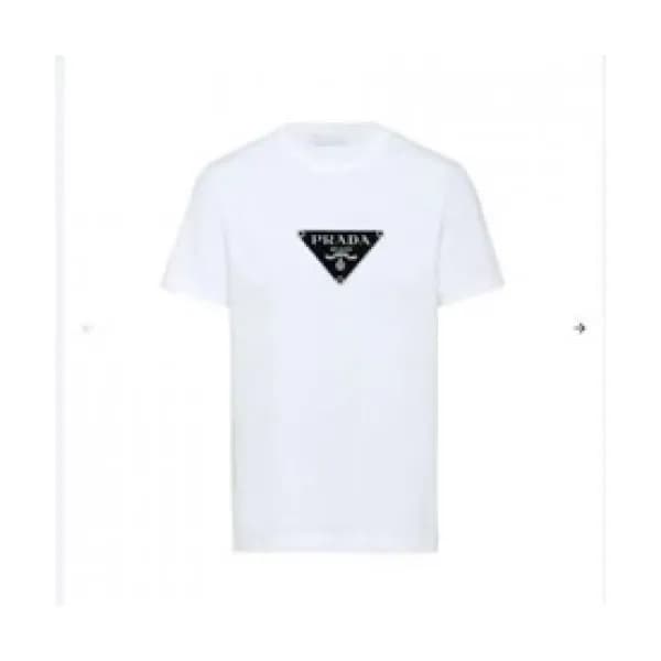 [프라다]Prada 2021 Mm/Wm Basic Logo Short Sleeved Tsh… - 1