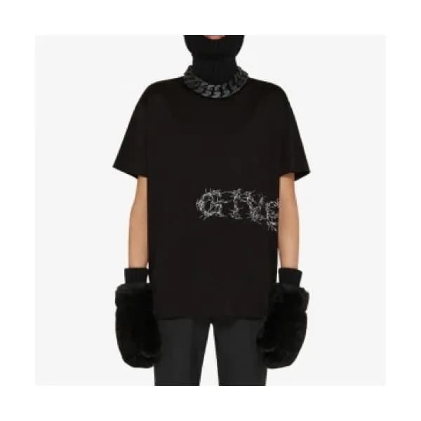 Givenchy Mens Logo Short Sleeved Tshirts Black - … - 1