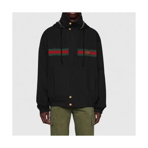 Gucci Mens Logo Casual Jackets Black - 구찌 2021 남성… - 1