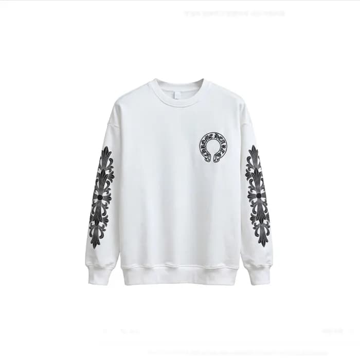 크롬하츠 남성 라운드 맨투맨 - Chrome Hearts Mens Round Tshirt … - 1