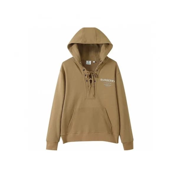 Burberry Mm/WmLogo Casual Cotton Hoodie Camel - 버버… - 1