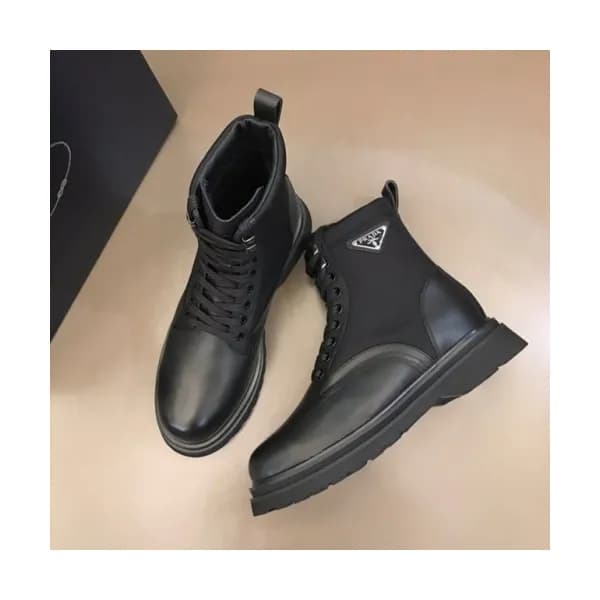 프라다 남성 레더 부츠 Size(245 -265) 블랙 - Prada Mens Leat… - 1