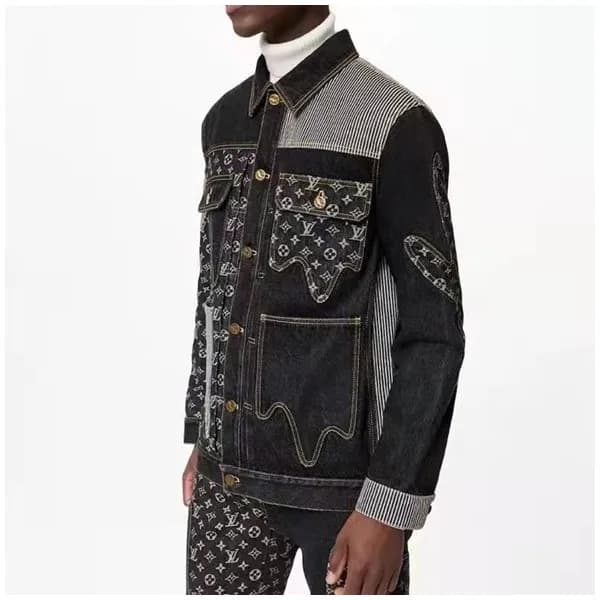 루이비통 남성 데님 자켓 - Louis vuitton Mens Denim Jacket - … - 1