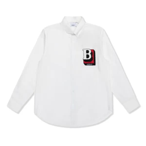 버버리 남성 클래식 화이트 셔츠 - Mens White Tshirts - bur04286x - 1