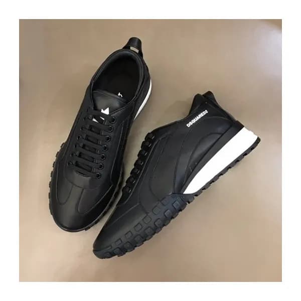 디스퀘어드 남성 트렌디 블랙 스니커즈 - Mens Black Sneakers - dsq00… - 1