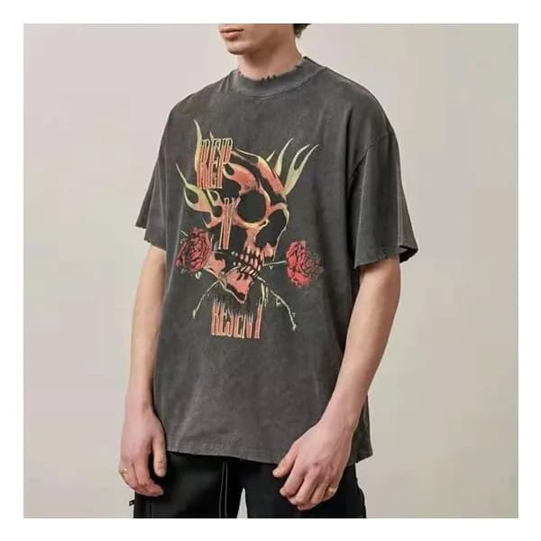 리프리젠트 남성 블랙 크루넥 반팔티 - Mens Black Tshirts - rep0056… - 1