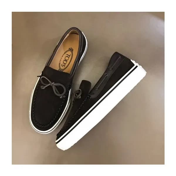 토즈 남성 리본 브라운 로퍼 - Mens Brown Loafer - toz0270x - 1