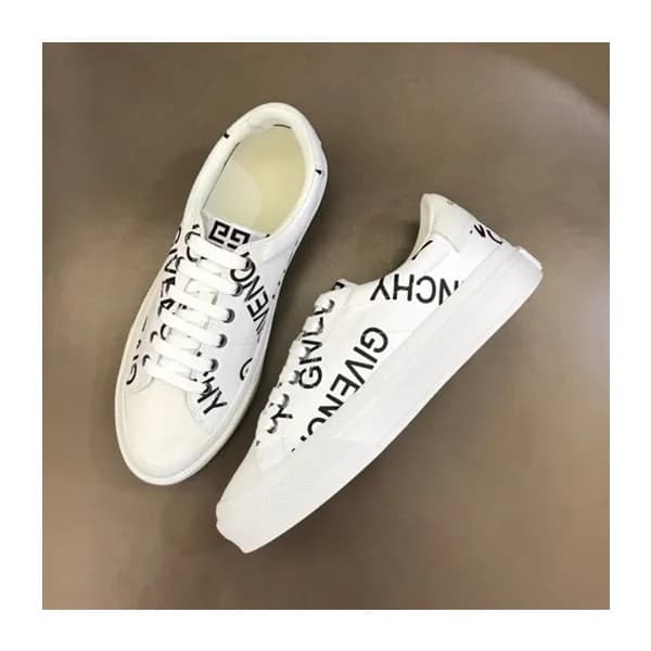 지방시 남성 클래식 화이트 스니커즈 - Mens White Sneakers - giv079… - 1