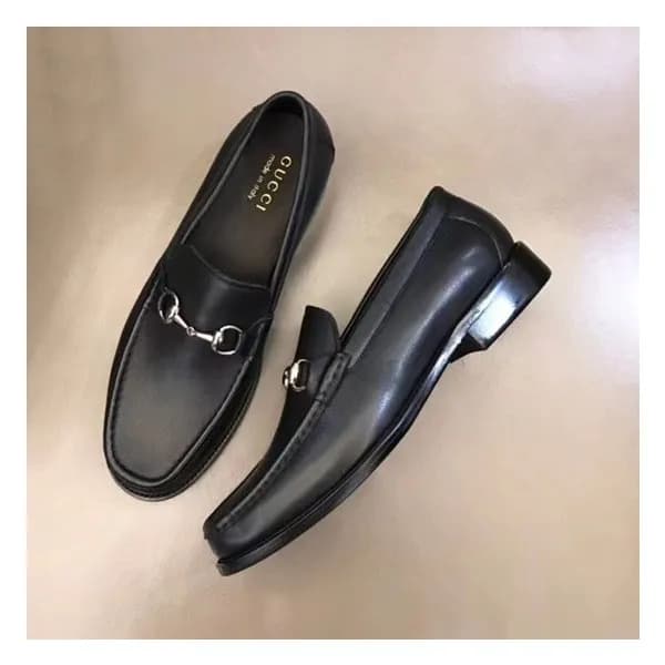 구찌 남성 홀스빗 블랙 로퍼 - Mens Black Loafer - guc05088x - 1