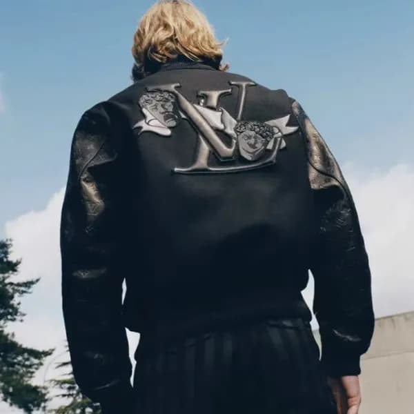 루이비통 남성 블랙 가죽 자켓 - Louis vuitton Mens Black Jacket… - 1