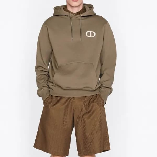 디올 남자 베이직 카멜 후드티 - Dior Mens Camel Hoodie - dio021… - 1