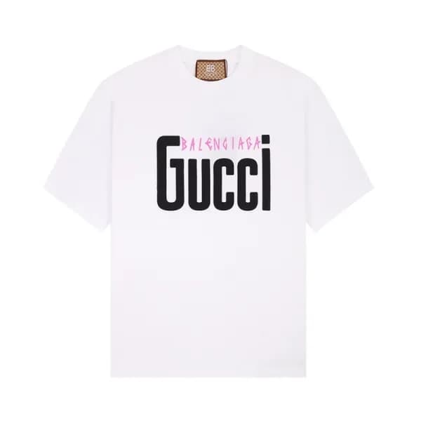 구찌 남/녀 화이트 크루넥 반팔티 - Gucci Unisex White Short slee… - 1