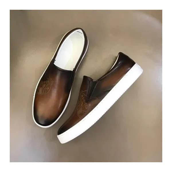 벨루티 남성 브라운 로퍼 - Berluti Mens Brown Loafer - ber164… - 1