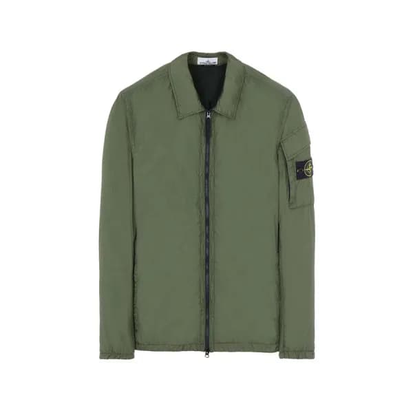 스톤아일랜드 남성 캐쥬얼 카키 자켓 - Stone Island Mens Khaki Jac… - 1