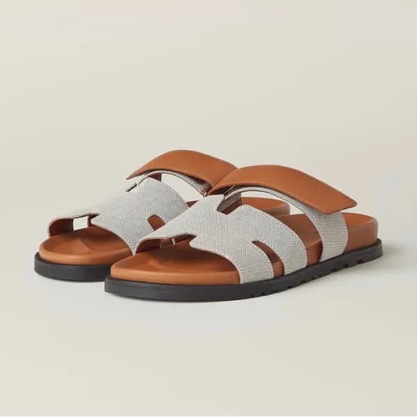 에르메스 여성 카멜 슬리퍼 - Hermes Womens Camel Slipper - he1… - 1