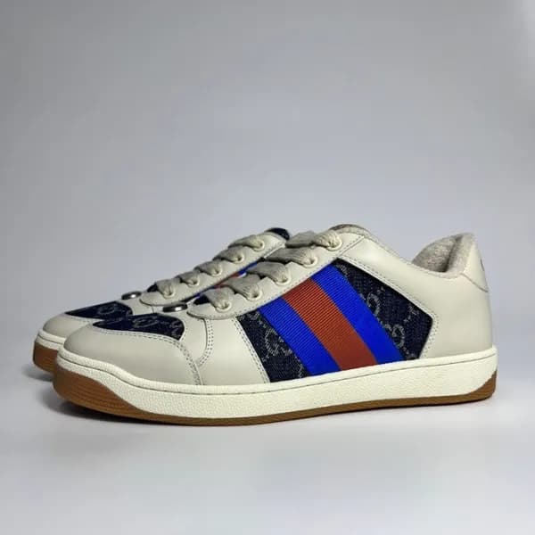 구찌 남/녀 블루 스니커즈 - Gucci Unisex Blue Sneakers- gu641… - 1