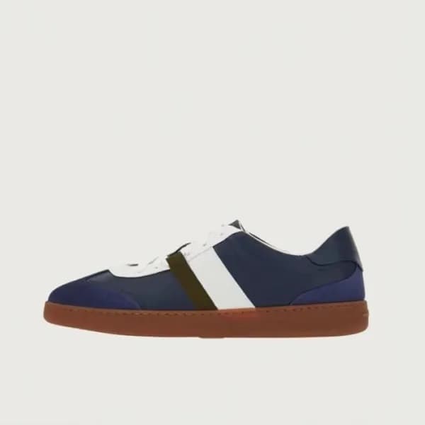 페라가모 남성 네이비 스니커즈 - Ferragamo Mens Navy Sneakers - … - 1