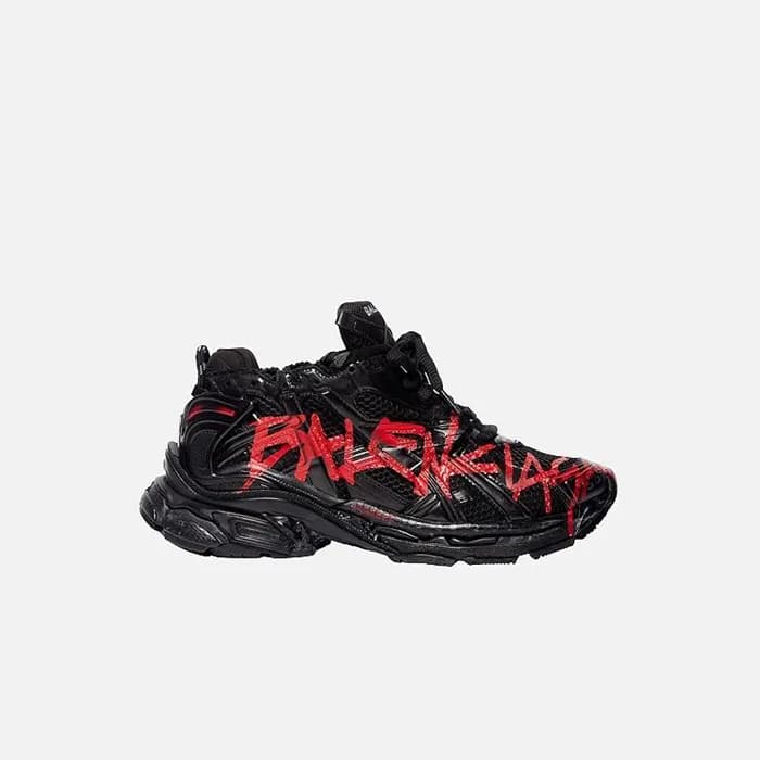 발렌시아가 남성 러너 그래피티 블랙 스니커즈 【매장-190만원대】 - Balenciaga … - 1