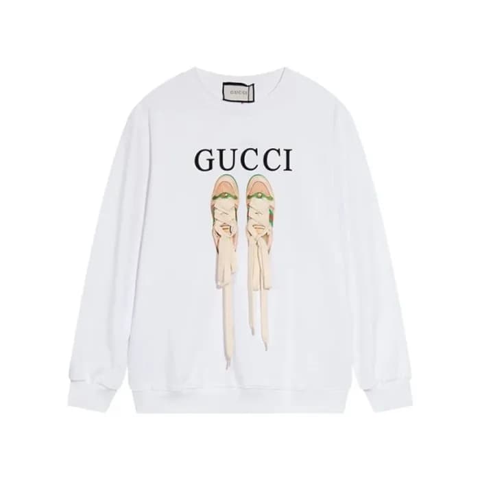 구찌 남성 베이직 화이트 맨투맨 - Gucci Mens White Tshirts - gu1… - 1