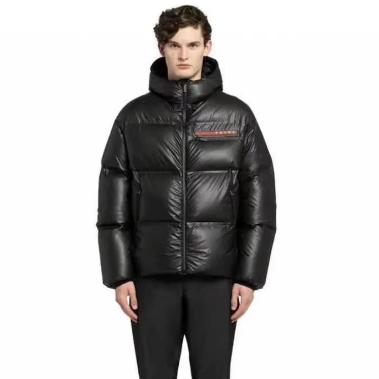 프라다 남성 블랙 패딩 자켓 - Prada Mens Black Jackets - pr773… - 1
