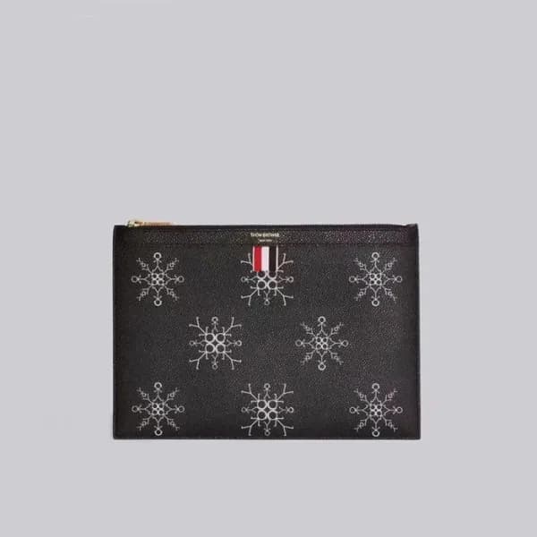 톰브라운 남성 블랙 클러치 - Thom Browne Mens Black Clutch - t… - 1