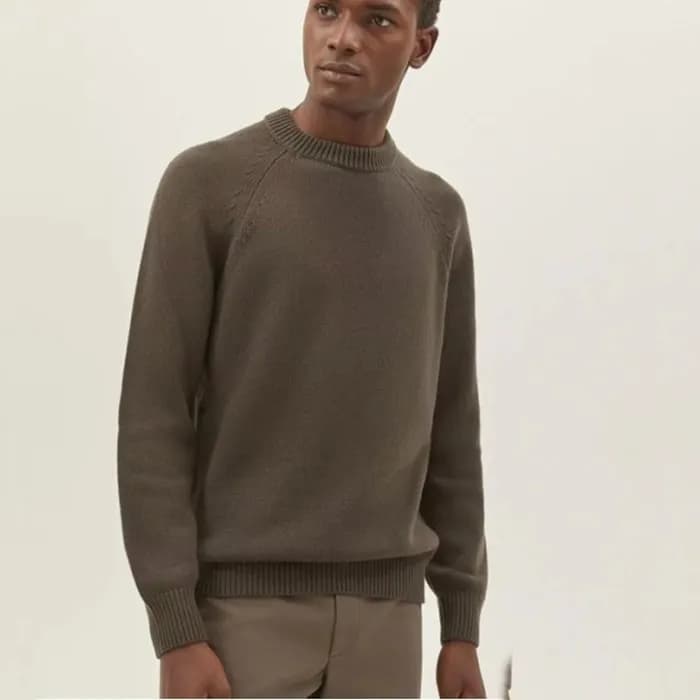 로로피아나 남성 카멜 스웨터 - Loro Piana Mens Camel Sweater - … - 1