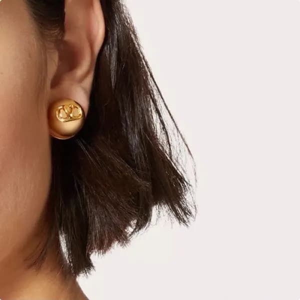 발렌티노 여성 골드 이어링 - Valentino Womens Gold Earring - a… - 1