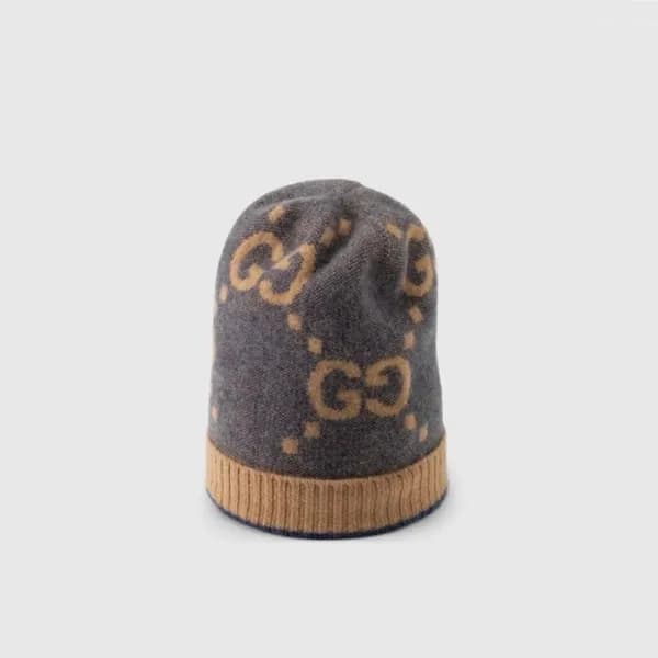 구찌 남/녀 그레이 비니 - Gucci Unisex Gray Beanie - acc1763… - 1