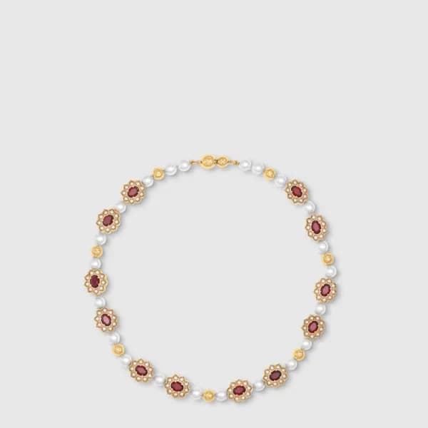 루이비통 여성 다이너스티 플라워 목걸이 - Louis vuitton Womens Dynas… - 1