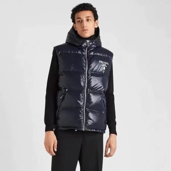 프라다 남성 후드 베스트 - Prada Mens Hood Vest - prc3105x - 1