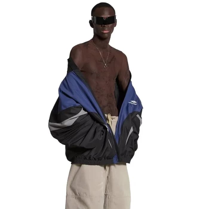 발렌시아가 남성 베이직 블루종 - Balenciaga Mens Basic Blouson -… - 1