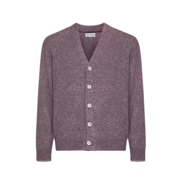 브루넬로쿠치넬리 남성 브이넥 가디건 - Brunello Cucinelli Mens V-ne… - 1